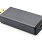 SYSTEM-S HDMI 1.4 4k HDTV adapter type A male to USB 3.1 type C female cable in black