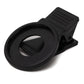 Juego de lentes macro SYSTEM-S Kit de filtros para primeros planos con zoom y bolsa con clip en negro