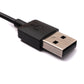 SYSTEM-S USB 2.0 Kabel 100 cm Ladekabel für Garmin Venu 1 2 2S SQ Lily Smartwatch Schwarz