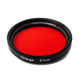 Filtro de color SYSTEM-S color naranja lente de 37 mm con clip para smartphones en negro