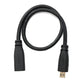 SYSTEM-S HDMI Micro Cable 30 cm female to male in black