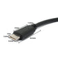 SYSTEM-S HDMI cable 25 cm 1080p standard female to USB 3.1 Type C male black