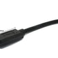 SYSTEM-S USB 3.1 Gen 2 Kabel 60 cm Typ C Stecker zu Buchse Winkel in Schwarz
