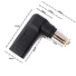 Adaptador SYSTEM-S USB 3.1 tipo C hembra a cable angular DC 20V 7,9 x 5,4 mm macho