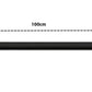 Cable SYSTEM-S HDMI 2.1 de 100 cm tipo A adaptador macho a hembra en color negro