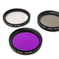 SYSTEM-S Filter UV CPL FLD Set 37 mm Linse Kit mit Clip Tasche in Schwarz