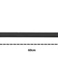 SYSTEM-S USB 3.1 Gen 2 Kabel 60 cm Typ C Stecker zu Buchse Winkel in Schwarz