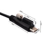 Cable USB 3.1 SYSTEM-S 8 m tipo C macho a tipo A macho tornillo en negro