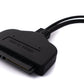 Adaptador de tarjeta CFast SYSTEM-S 2,5 a SATA de 22 pines a 2x conector USB 3,0 2,0 tipo A para HDD SSD