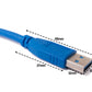 Cable SYSTEM-S USB 3.0 5 m tipo A adaptador de tornillo macho a hembra en color azul