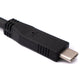 SYSTEM-S USB 3.1 One Way Kabel 8 m Typ C Stecker zu Stecker Repeater in Schwarz