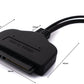 Adaptador de tarjeta CFast SYSTEM-S 2,5 a SATA de 22 pines a 2x conector USB 3,0 2,0 tipo A para HDD SSD