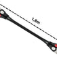 Cable SYSTEM-S Cinch 2 RCA de 1,8 m macho a adaptador AV estéreo macho en negro