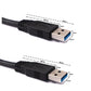 Adaptador de tarjeta CFast SYSTEM-S 2,5 a SATA de 22 pines a 2x conector USB 3,0 2,0 tipo A para HDD SSD