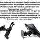 SYSTEM-S Wandhalterung 360° Halterung abschließbar für Tablets von 8.0" bis 11.0" Schwarz