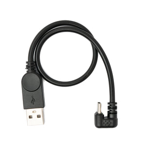 SYSTEM-S Cable USB 3.1 U Giro 180° 30cm Tipo C Macho a 2.0 Tipo A Macho Ángulo Negro