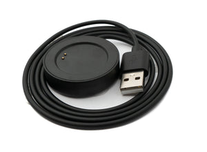 SYSTEM-S USB 2.0 Kabel 100 cm Ladestation für Realme T1 Smartwatch in Schwarz