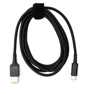 Cable USB 3.1 SYSTEM-S 150 cm Tipo C macho a Rectángulo 11.0 x 4.5 mm macho trenzado