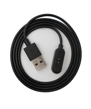 Cable USB 2.0 SYSTEM-S Cable de carga de 100 cm para smartwatch Oppo Watch Free en color negro