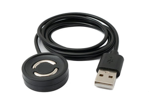 Cable USB 2.0 SYSTEM-S Estación de carga de 100 cm para smartwatch Suunto 9 Peak en negro