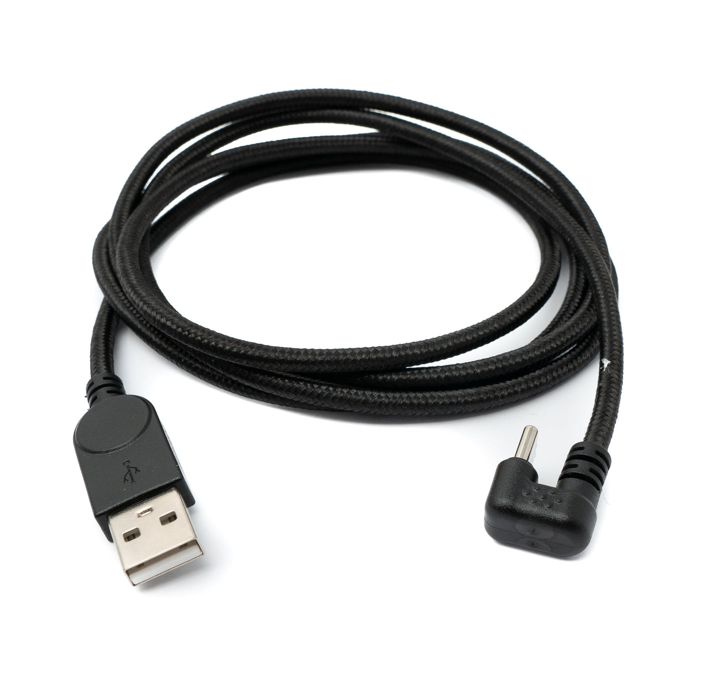 SYSTEM-S USB 3.1 U Turn 180° cable 150 cm Type C plug to 2.0 Type A plug braided