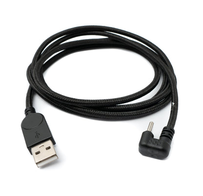 SYSTEM-S USB 3.1 U Giro 180° cable 150 cm Tipo C macho a 2.0 Tipo A macho trenzado