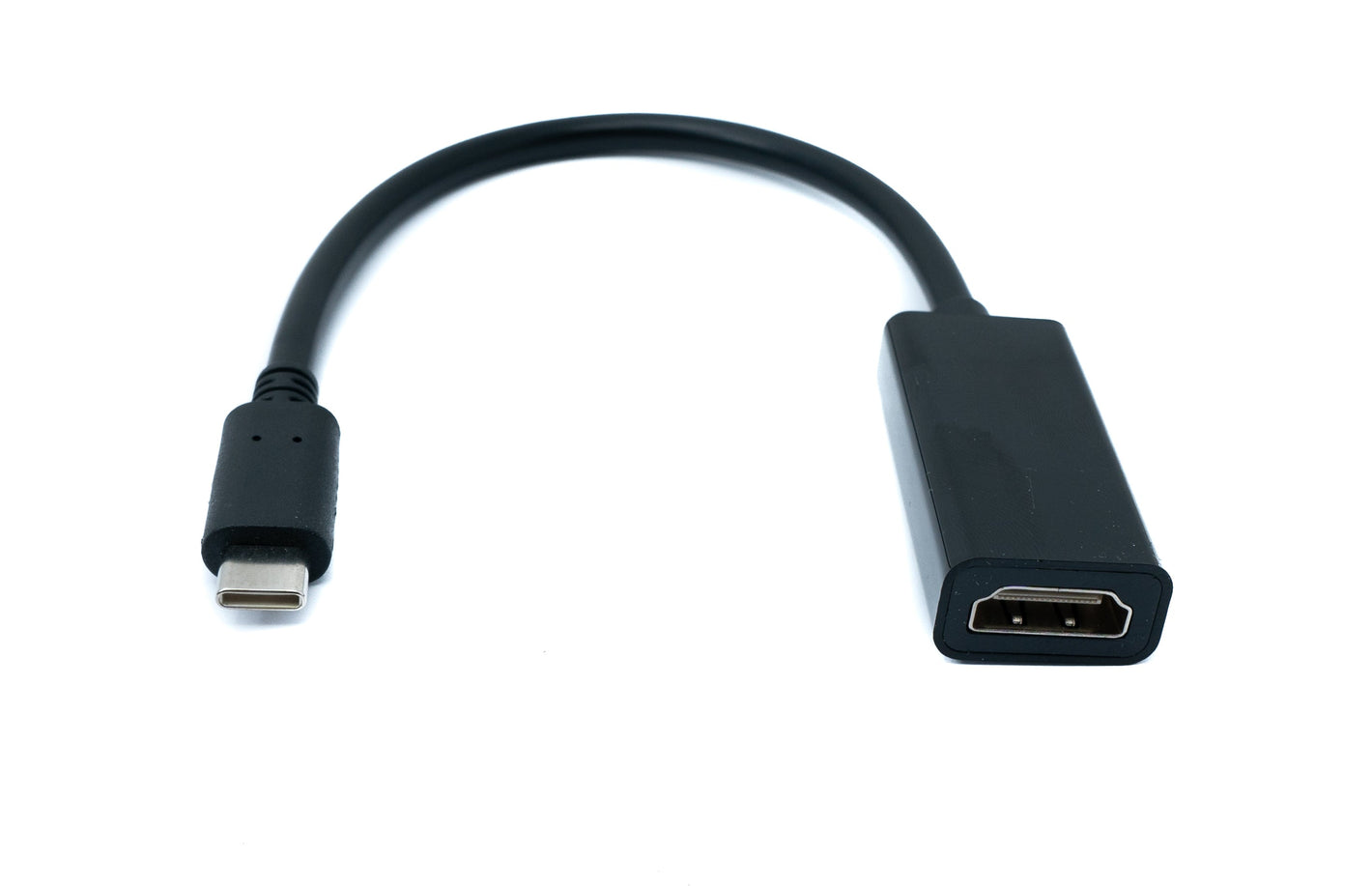 Cavo HDMI 25 cm 1080p standard femmina a USB 3.1 tipo C maschio adattatore nero