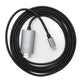 SYSTEM-S HDMI Kabel 200 cm 4K Standard Buchse zu USB 3.1 Typ C Stecker Adapter Schwarz
