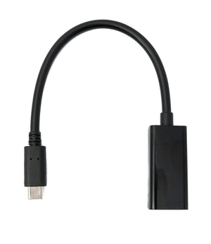 Cavo HDMI 25 cm 1080p standard femmina a USB 3.1 tipo C maschio adattatore nero