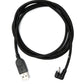 SYSTEM-S USB 3.1 U Turn 180° Kabel 150 cm Typ C Stecker zu 2.0 Typ A Stecker geflochten