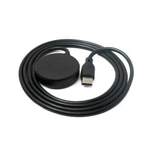 Cable USB 3.1 SYSTEM-S Estación de carga de 100 cm para reloj inteligente Samsung Galaxy Watch 4 negro