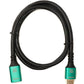 Cable SYSTEM-S HDMI 2.1 de 100 cm tipo A adaptador macho a hembra en color negro