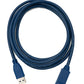SYSTEM-S USB 3.0 Kabel 180 cm Typ A Stecker zu Buchse in Blau
