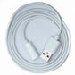 SYSTEM-S USB 2.0 Kabel 100 cm Ladekabel für Huawei M Pen 2 Pencil in Weiß