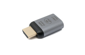 Adattatore USB 3.1 tipo C femmina a cavo maschio standard HDMI 4K in grigio