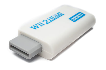 SYSTEM-S WII Y Adapter Stecker zu Standard HDMI Stecker AUX Buchse Kabel für Nintendo Wii