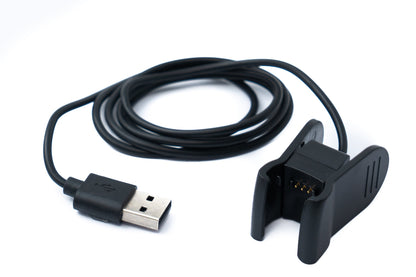 SYSTEM-S USB 2.0 Kabel 100 cm Ladekabel für Amazon Halo View Smartwatch in Schwarz
