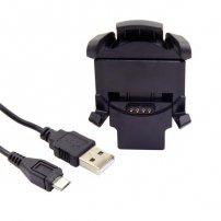 SYSTEM-S USB 2.0 Kabel 80 cm Ladekabel für Garmin Fenix 3 Smartwatch in Schwarz