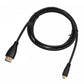 SYSTEM-S HDMI 2.1 Kabel 5 m Stecker zu Micro Stecker Adapter in Schwarz