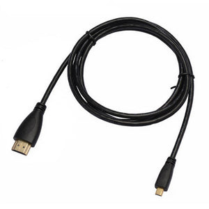 Cavo HDMI 2.1 adattatore da 5 m maschio a micro maschio in nero