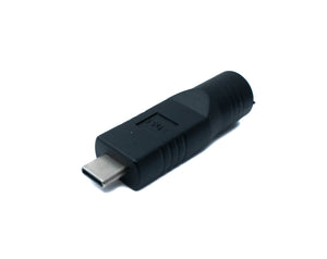 Adaptateur SYSTEM-S USB 3.1 Type C Mâle vers DC 20V Câble Femelle 7,9 x 5,4 mm Noir