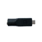 SYSTEM-S USB 3.1 Adapter Type C Male to DC 20V 7.9 x 5.4 mm Female Cable Black
